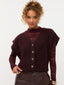 Knitted Cardigan Rochelle | Plum