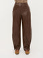 Pants Annemone | Coffee brown