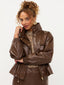 Jacket Indy | Coffee brown