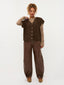 Knitted Cardigan Rochelle | Coffee brown