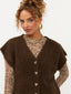 Knitted Cardigan Rochelle | Coffee brown