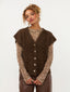 Knitted Cardigan Rochelle | Coffee brown