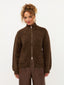 Knitted Cardigan Novi | Coffee brown