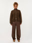 Knitted Cardigan Novi | Coffee brown