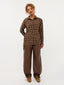 Blouse Isa | Brown check