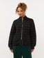 Knitted Cardigan Suzanne | Plum/ emerald