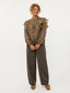 Blouse Gina | Coffee brown