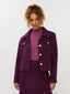 SAMPLE Knitted top Lotte | Fuchsia purple
