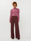 SAMPLE Top Vanya | Brown flower