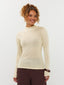 Gestricktes Top Lotte | Ecru/Gold