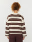 Knitted top Balou | Ecru/brown