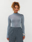 SAMPLE Knitted top Lotte | Blue grey