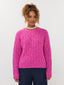 Knitted sweater Fiene | Fuchsia