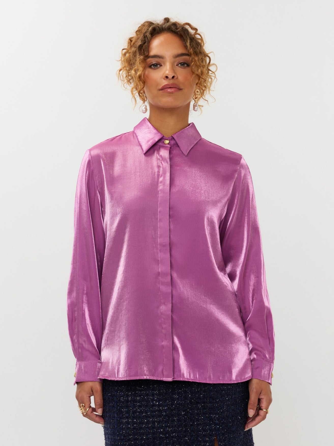Blouse Lindsey | Pink purple