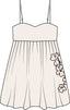 SAMPLE Dress Anneloes | Ecru