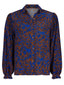 SAMPLE Blouse Alyssa | Blue/brown flower