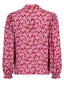 Blouse Alyssa Wine red/lilac flower