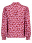 SAMPLE Blouse Alyssa | Wine red/lilac flower