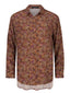 Blouse Fleur Brown/purple leopard