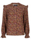 Blouse Lady Brown/purple leopard