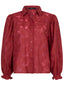 Blouse Birdie Wine red