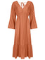 SAMPLE Dress Danique | Light rust