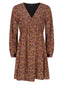 Dress Jaely Brown/purple leopard