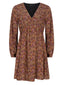 Dress Jaely | Brown/purple leopard