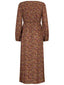 BEISPIEL Kleid Michelle | Braun/lila Leopard