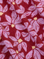 Dress Michelle | Wine red/lilac flower