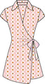 SAMPLE Dress Carmen | Pink seashells
