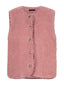 Gilet Evelynn Soft pink/burgundy