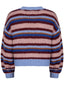 SAMPLE Knitted sweater Meggie | Blue/burgundy/camel/soft pink