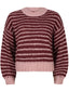 Knitted sweater Pippa | Burgundy/soft pink