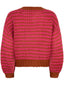 SAMPLE Knitted sweater Pippa | Fuchsia/camel