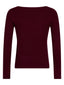 Knitted top Chiara Burgundy