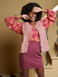 SAMPLE Top Merel | Soft pink flower