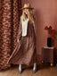BEISPIEL Kleid Michelle | Braun/lila Leopard