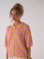 Knitted top Janouk | Yellow/pink
