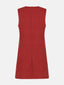 SAMPLE Kleid Belini | Steinfarbenes Rot