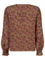 Top Merel Brown/purple leopard