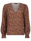 Top Merel Brown/purple leopard