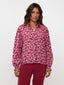 Blouse Alyssa | Wine red/lilac flower