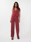 Pants Phoebe Wine red