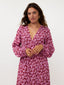 BEISPIEL Kleid Michelle | Weinrot/lila Blüte