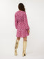 SAMPLE Dress Jaely | Wine red/lilac flower