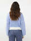 Knitted sweater Pippa Off-white/light blue