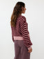 Knitted sweater Pippa Burgundy/soft pink