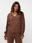 Top Merel Brown/purple leopard