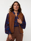 Blouse Alyssa Blue/brown flower